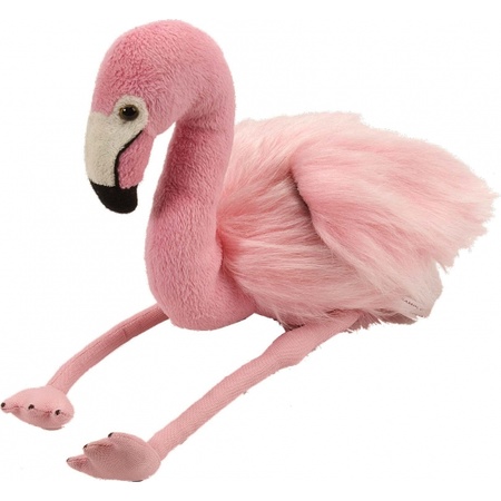 Roze knuffel flamingo 30 cm