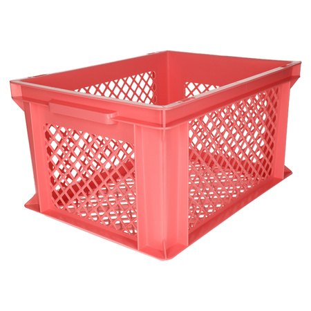 Bicycle or storage crate 40 x 30 x 22 cm pink
