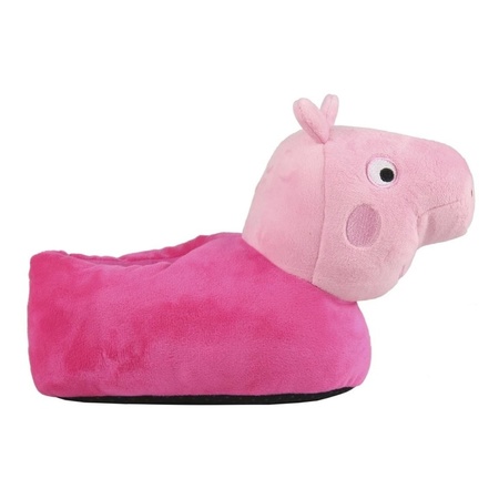 Pink Peppa Pig 3D slippers for girls