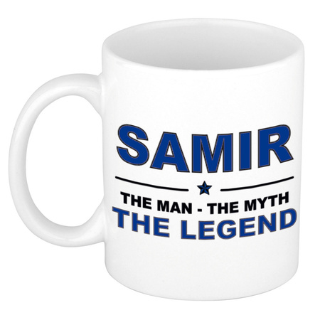 Samir The man, The myth the legend cadeau koffie mok / thee beker 300 ml