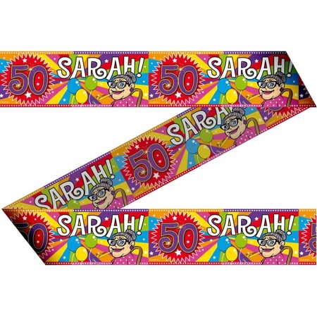 Sarah 50 years age party theme package XL decorations