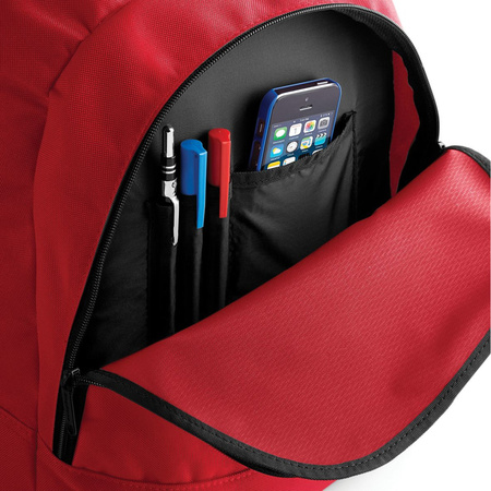 School backpack red