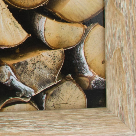 Schootkussen/laptray openhaard hout print 43 x 33 cm 