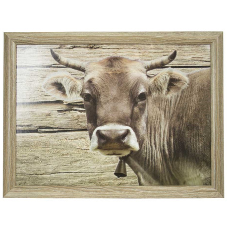 Laptray Swiss cow print 43 x 33 cm