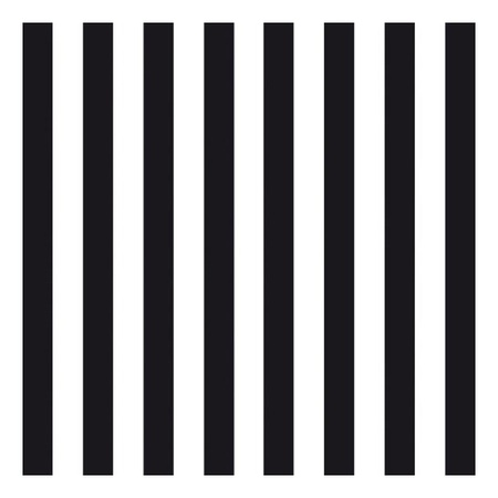 Napkin stripes black/white 3-layers 20 pcs