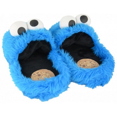 Sesame street Cookie Monster slippers blue