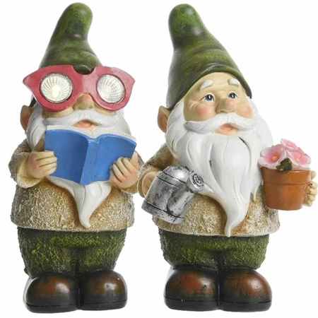 Set of 2 Garden gnomes George and jorge