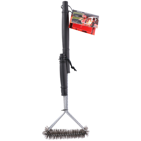 2x Barbecue grill cleaning brushes