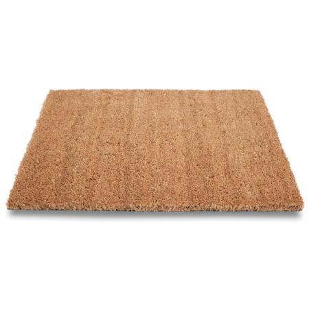 Set of 2x pieces brown doormats / outdoor mats PVC / coconut 40 x 60 cm
