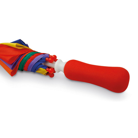 Set of 2x pieces colored umbrella for kids 68 cm