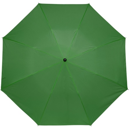 Set van 2x stuks kleine opvouwbare paraplu groen 93 cm