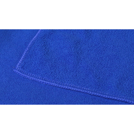 Set van 2x stuks yoga/fitness handdoeken extra absorberend 150 x 75 cm blauw