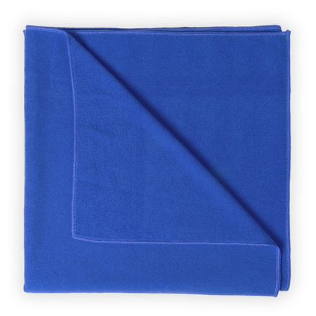 Set of 2x pieces yoga/fitness towels extra absorbing 150 x 75 blue