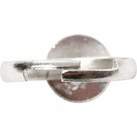 Sieraden maken basis ringen zilver 15x