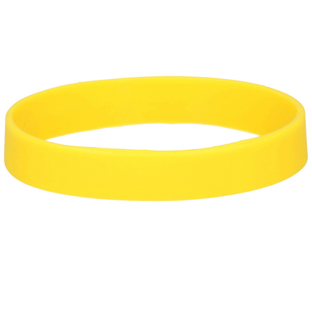 Rubber bracelet yellow