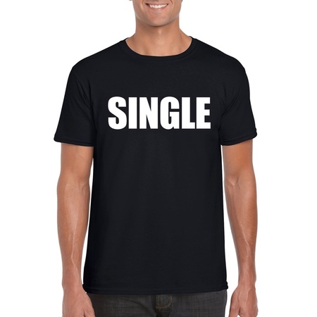 Single t-shirt black men
