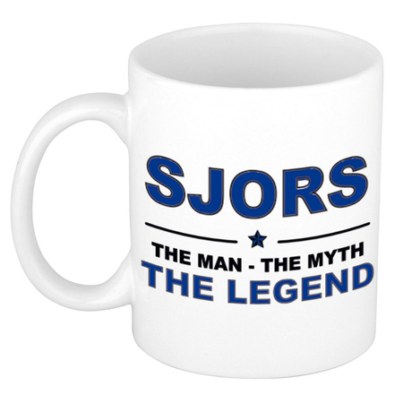 Sjors The man, The myth the legend name mug 300 ml