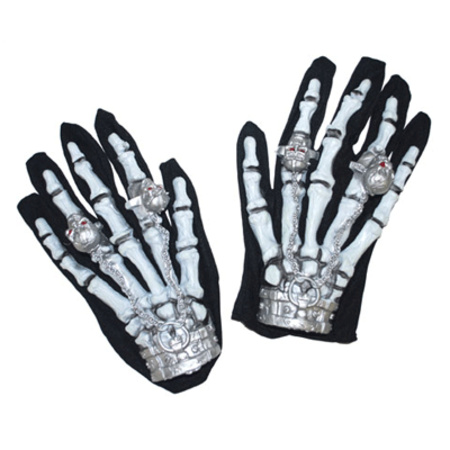 Skeletons gloves with light