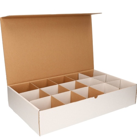 Sorting box with 10 cm compartments
