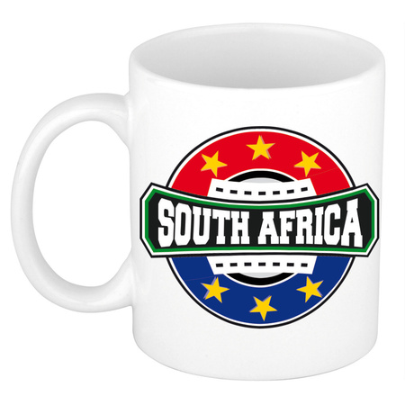 South Africa / Zuid-Afrika embleem mok / beker 300 ml