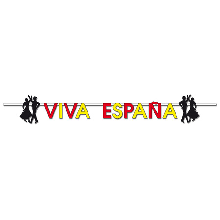 Spaanse letterslinger - Viva Espana - 180 cm - papier