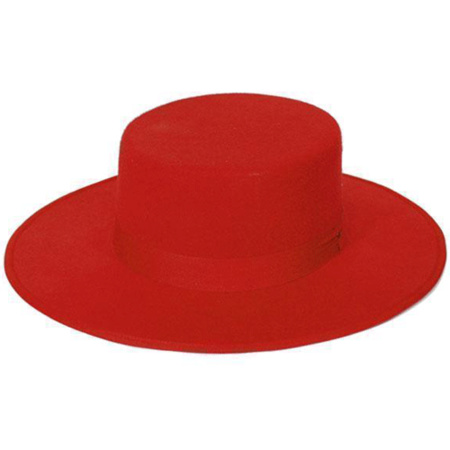 Spanish hat red for adults