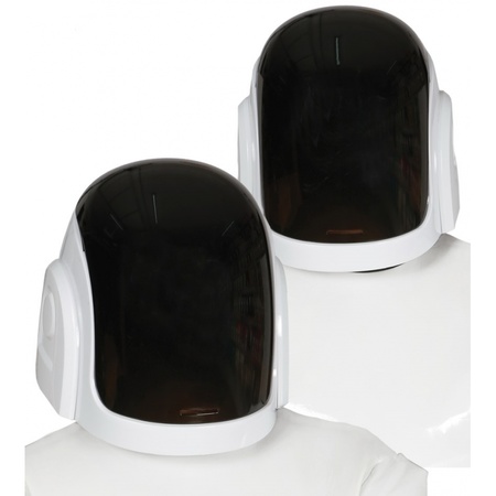 Space DJ helmet white