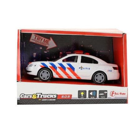 Police toy car 5.5 x 16 x 6 cm. 