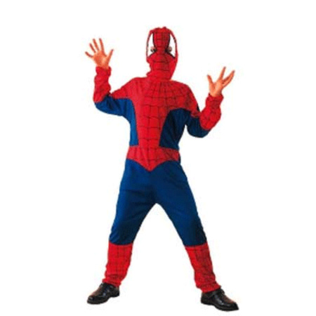Spinnenheld kostuum maat S met spinnetjes voor kinderen