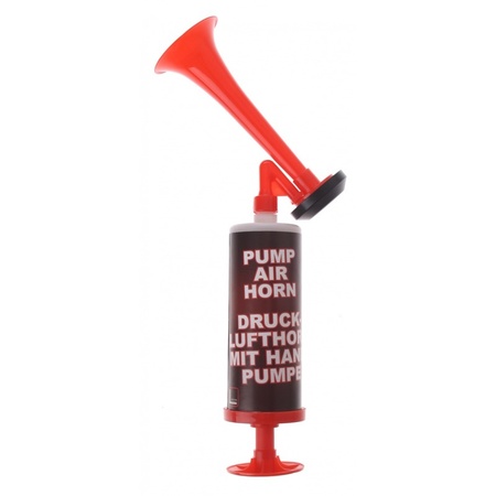Pump air horn - air pressure - 24 cm