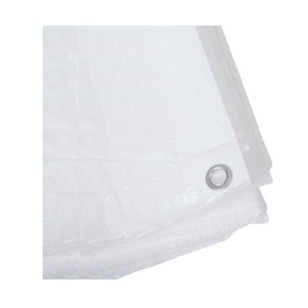 White outdoor camping cover 4 x 5 meter