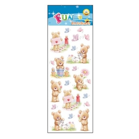 Sticker sheet teddybear