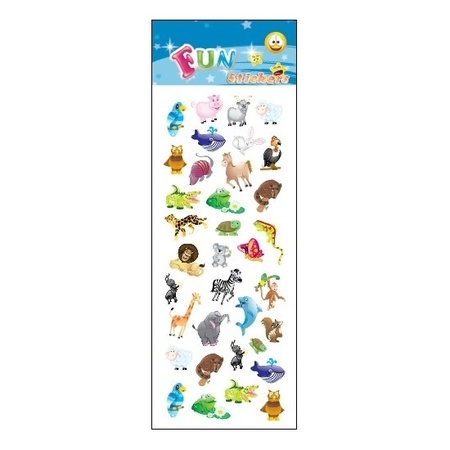 Sticker sheet happy animals