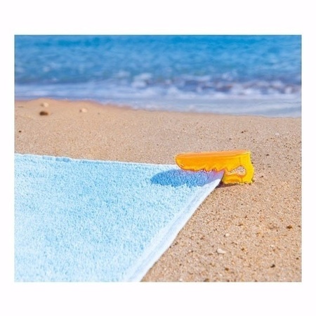 Beach towel clips yellow 4 pcs