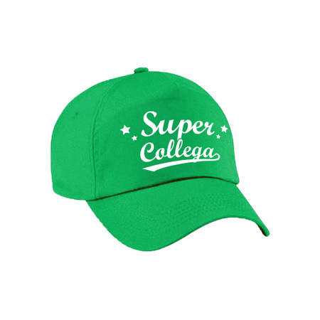 Super collega cap green for adults