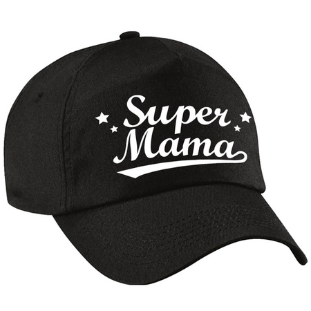 Super mama cap black for women