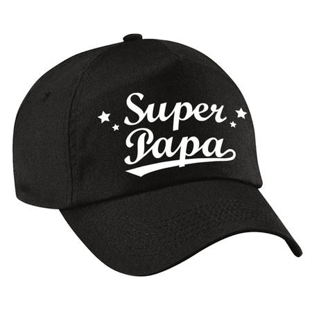 Super papa cap black for men