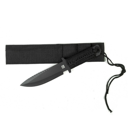Survival combat knife black 27 cm