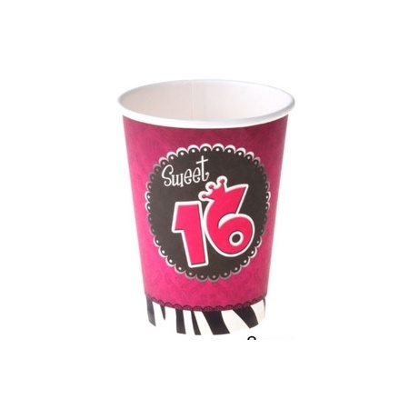 Sweet sixteen cups 8x pieces