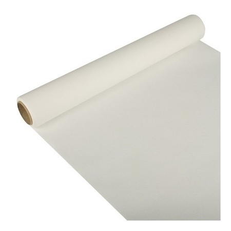 Tafelloper wit 300 x 40 cm papier