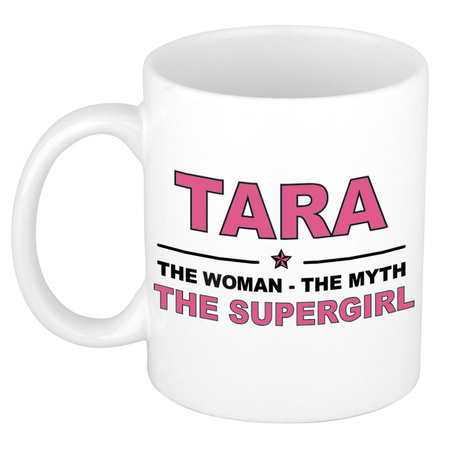 Tara The woman, The myth the supergirl cadeau koffie mok / thee beker 300 ml