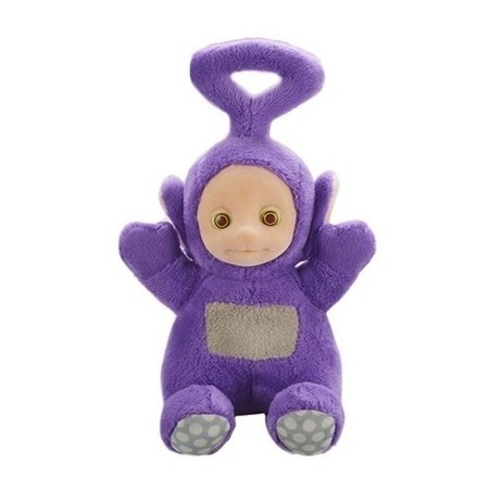 merknaam impuls calorie Teletubbies Tinky Winky speelgoed knuffel met geluid 20 cm voor maar €  12.95 bij Viavoordeel