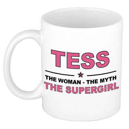 Tess The woman, The myth the supergirl cadeau koffie mok / thee beker 300 ml