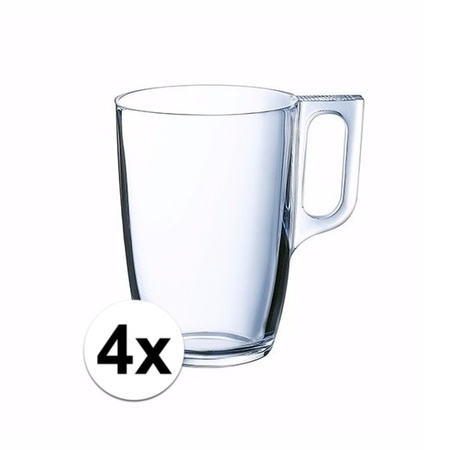 Tea glasses/cups 4 pieces 320 ml