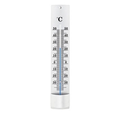 Thermometer binnen en buiten -39 tot +50 Celsius 4 x 21 cm