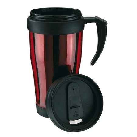 Thermos cup/keep warm cup red/black 400 ml