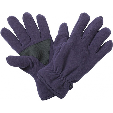 Thinsulate fleece gloves aubergine