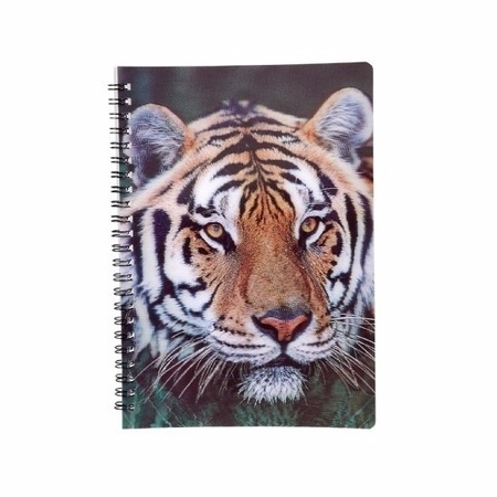 Tiger theme 3D notebook 21cm