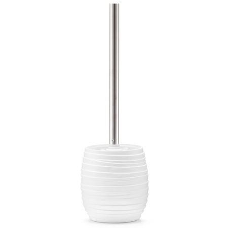Toilet brush with white holder abstract polystone 37,5 cm