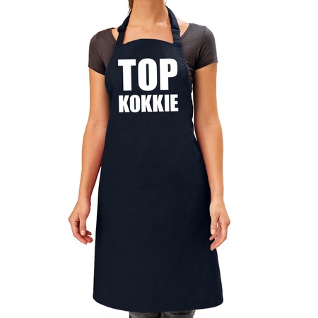 2x Top kokkie apron navy adult